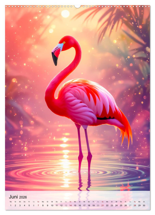 Neon Wildlife (CALVENDO Wandkalender 2026)