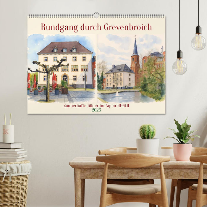 Rundgang durch Grevenbroich (CALVENDO Wandkalender 2026)