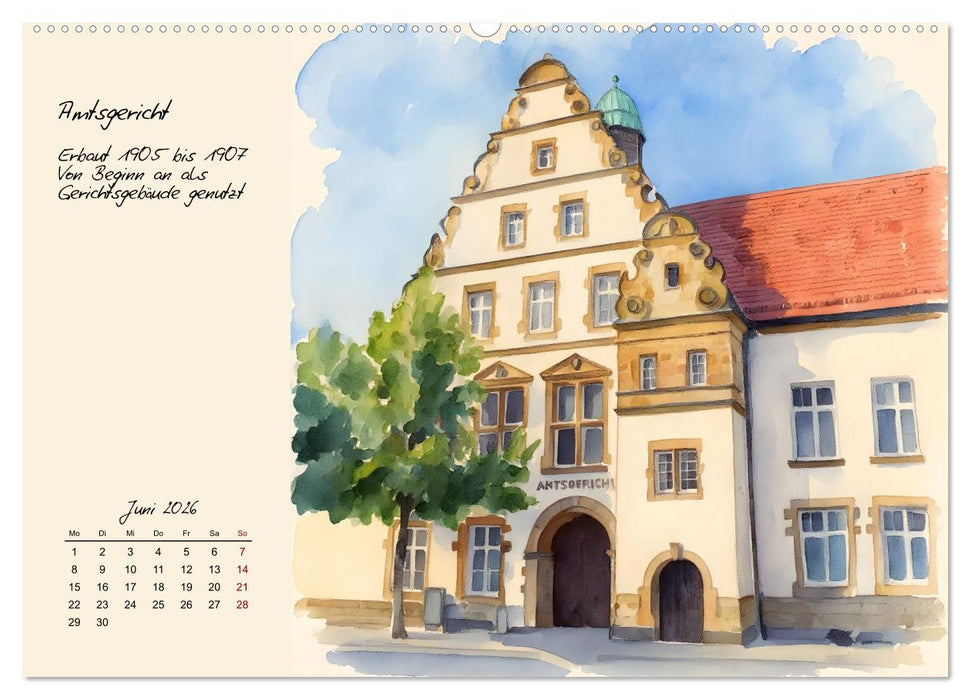 Rundgang durch Grevenbroich (CALVENDO Premium Wandkalender 2026)