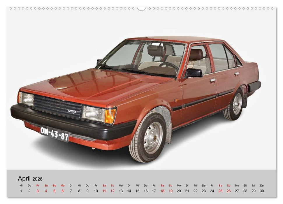 Japanische Oldtimer (CALVENDO Wandkalender 2026)