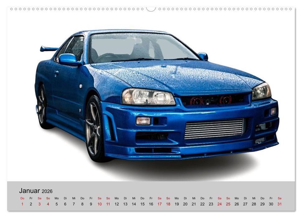 Japanische Oldtimer (CALVENDO Premium Wandkalender 2026)