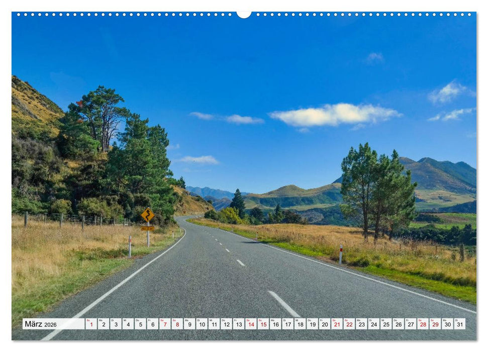 Sehnsuchtsziel Neuseeland (CALVENDO Premium Wandkalender 2026)