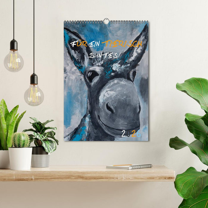 Für ein tierisch buntes 2026 (CALVENDO Wandkalender 2026)
