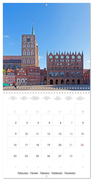 Hanseatic League - Places in northern Germany (CALVENDO Monthly Calendar 2026)