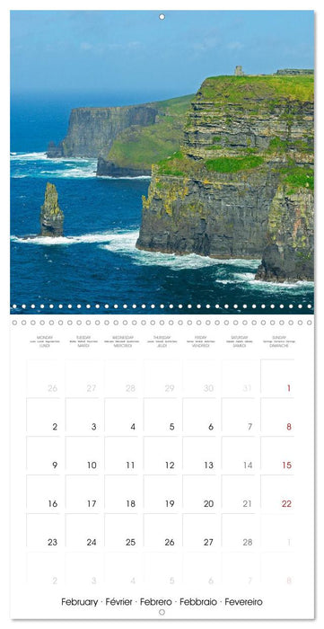 Places to visit in Ireland (CALVENDO Monthly Calendar 2026)
