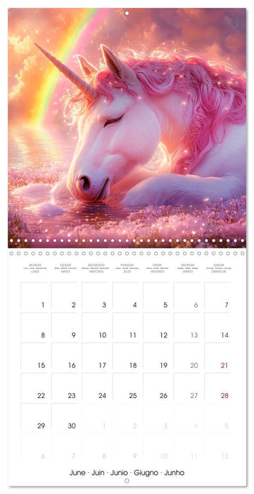 Unicorn Whispers - Tales of Glitter and Grace (CALVENDO Monthly Calendar 2026)