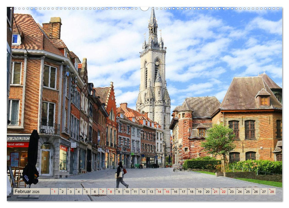 Tournai - Malerisches Belgien (CALVENDO Wandkalender 2026)