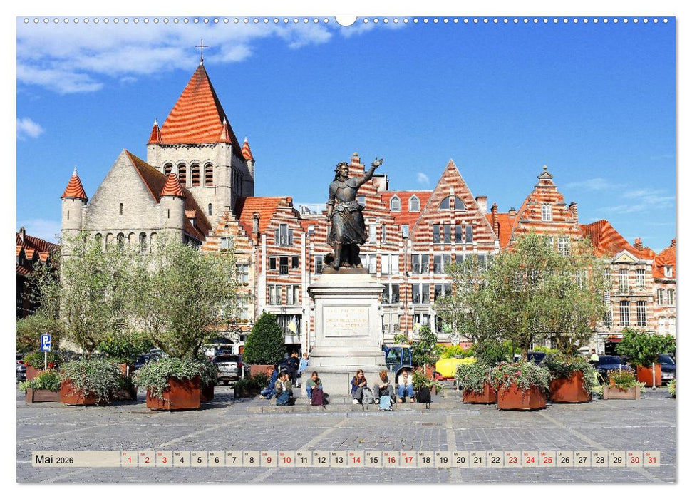 Tournai - Malerisches Belgien (CALVENDO Wandkalender 2026)