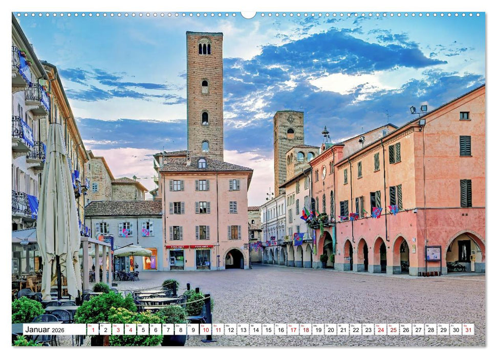 Piemont - Norditaliens stille Schönheit (CALVENDO Premium Wandkalender 2026)