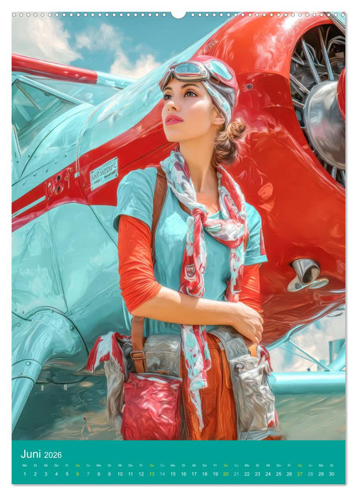 Superreiche - Dandyhafte Eleganz im Retro-Look (CALVENDO Wandkalender 2026)