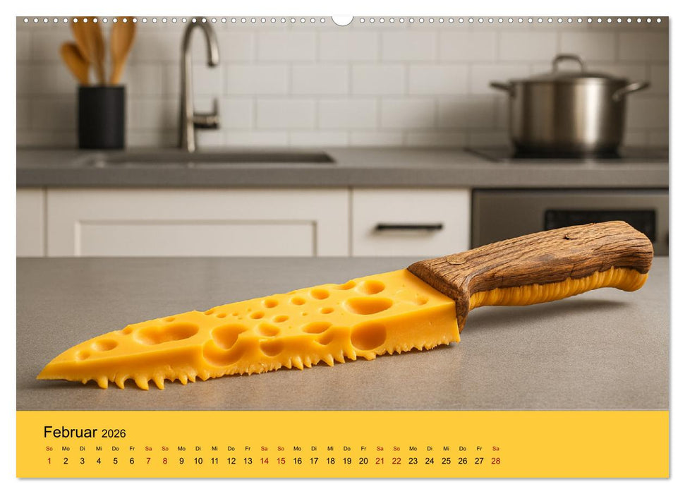 Verkehrte Welt - Bilderrätsel (CALVENDO Premium Wandkalender 2026)