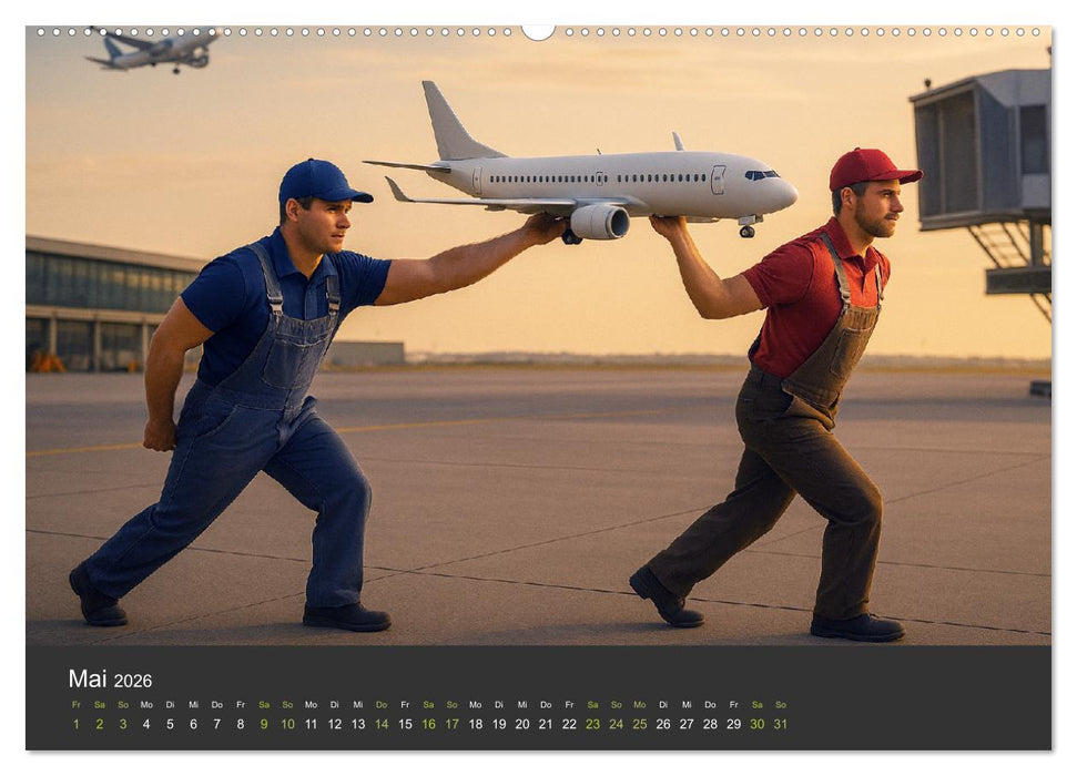 Verkehrte Welt - Bilderrätsel (CALVENDO Premium Wandkalender 2026)