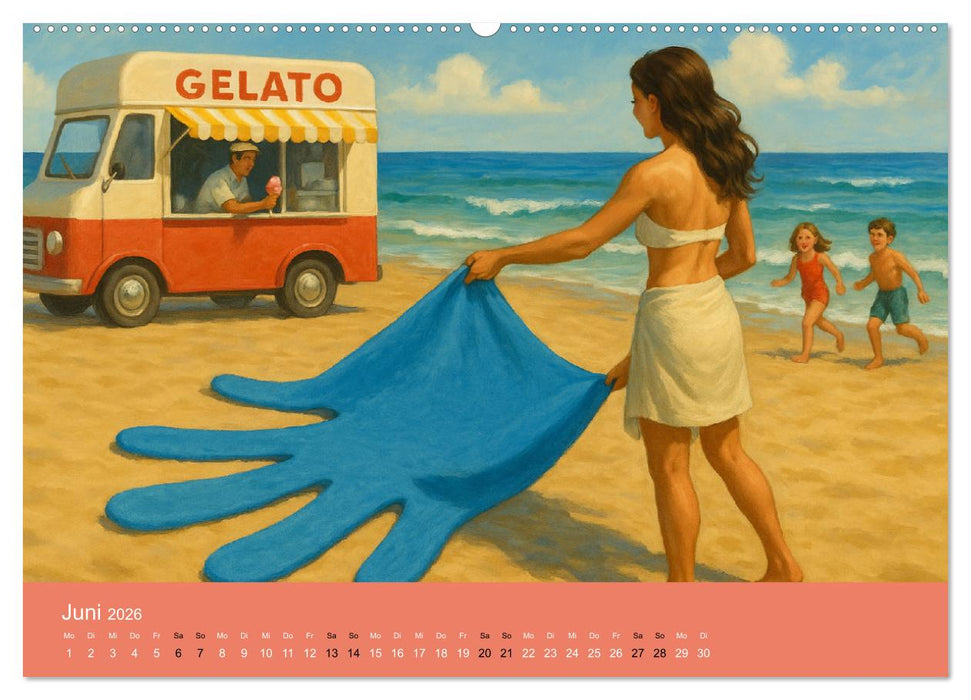 Verkehrte Welt - Bilderrätsel (CALVENDO Premium Wandkalender 2026)