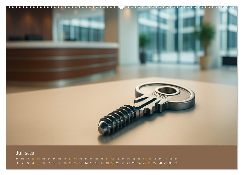 Verkehrte Welt - Bilderrätsel (CALVENDO Premium Wandkalender 2026)