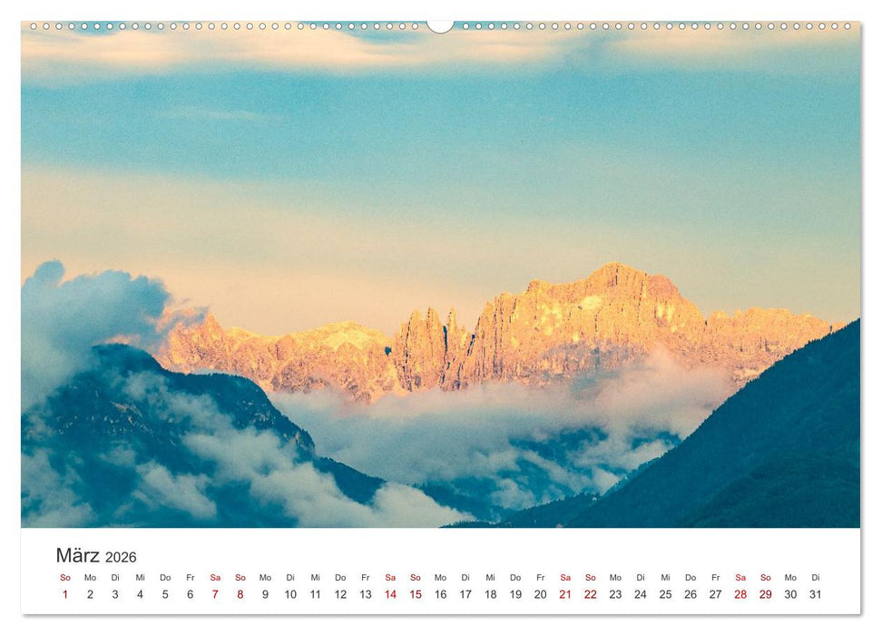 Emotionen der Berge (CALVENDO Premium Wandkalender 2026)