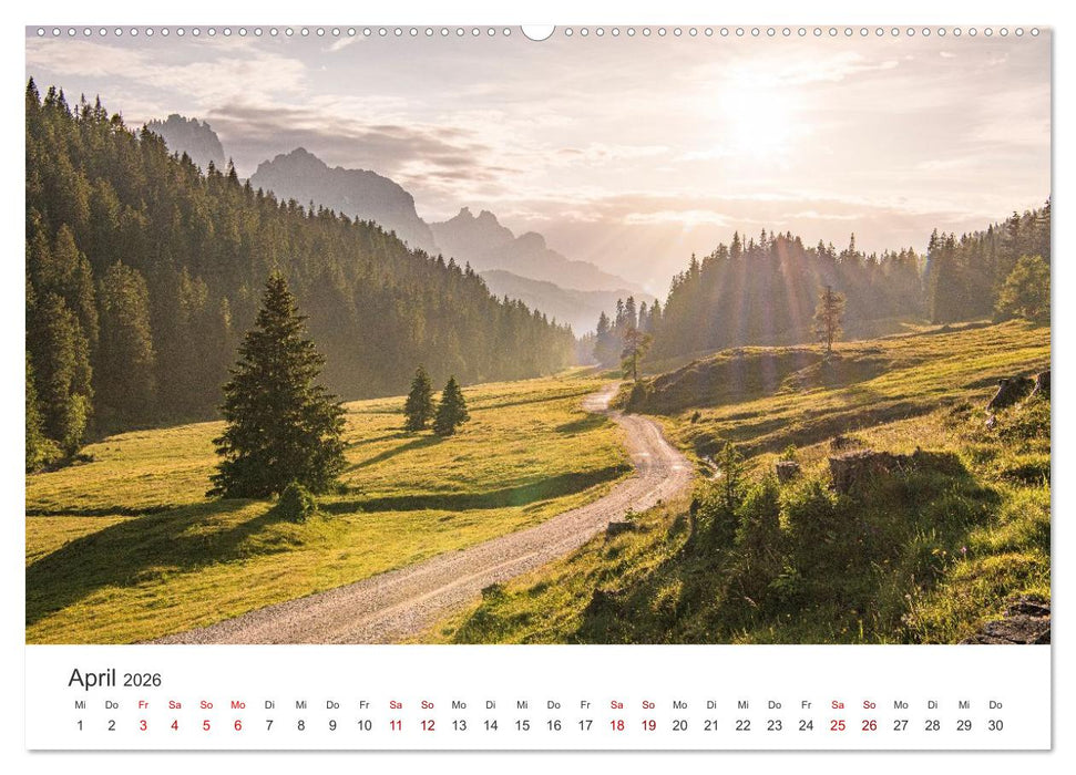 Emotionen der Berge (CALVENDO Premium Wandkalender 2026)