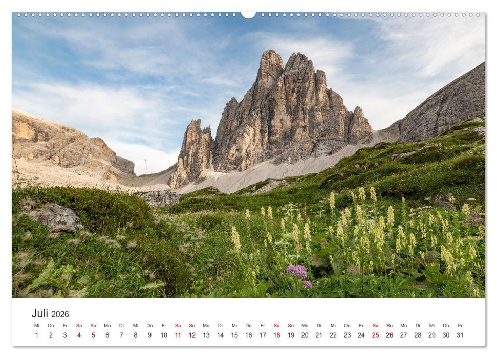Emotionen der Berge (CALVENDO Premium Wandkalender 2026)