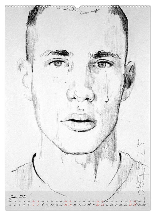 Frank Lorenz - Zeichnungen (CALVENDO Premium Wandkalender 2026)