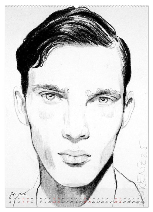 Frank Lorenz - Zeichnungen (CALVENDO Premium Wandkalender 2026)