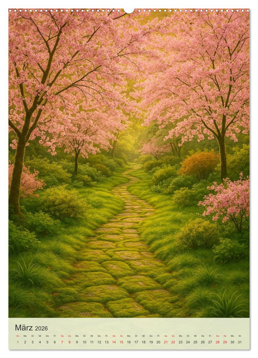 Verborgene Orte im Wandel der Jahreszeiten (CALVENDO Wandkalender 2026)