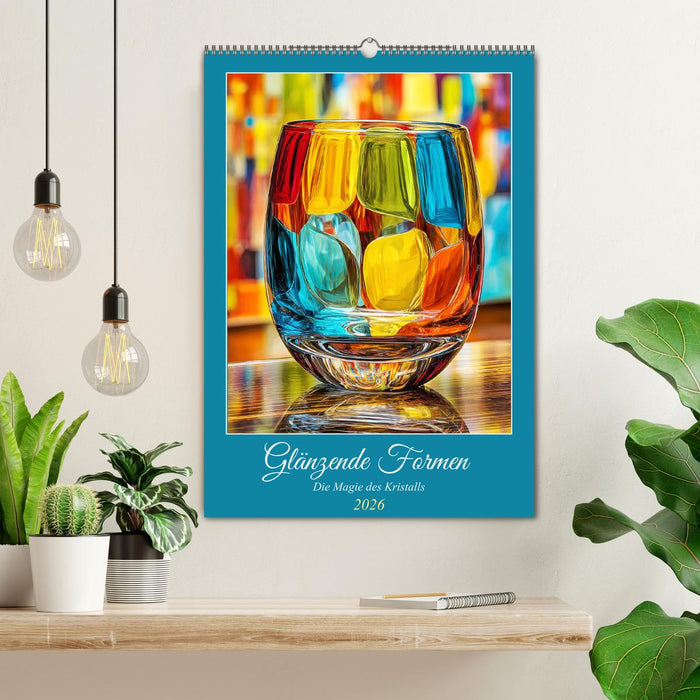Glänzende Formen. Die Magie des Kristalls (CALVENDO Wandkalender 2026)