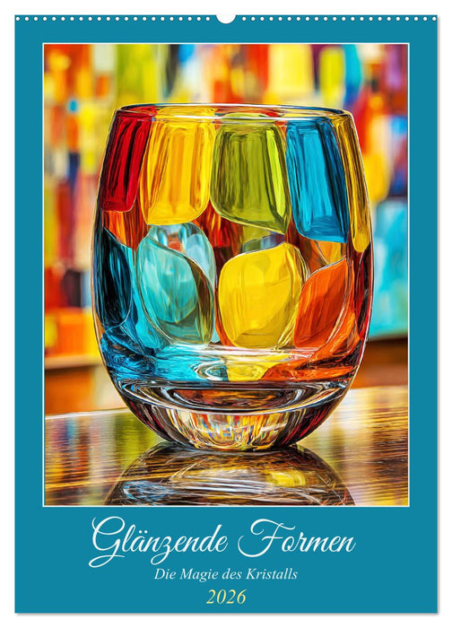 Glänzende Formen. Die Magie des Kristalls (CALVENDO Wandkalender 2026)