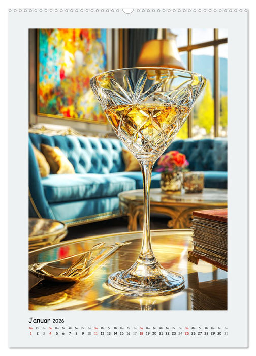 Glänzende Formen. Die Magie des Kristalls (CALVENDO Wandkalender 2026)