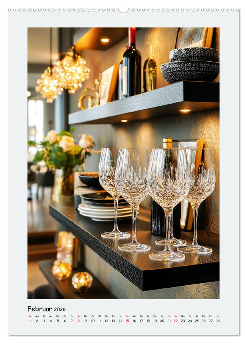 Glänzende Formen. Die Magie des Kristalls (CALVENDO Wandkalender 2026)