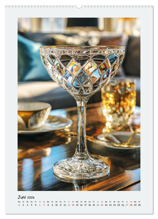 Glänzende Formen. Die Magie des Kristalls (CALVENDO Wandkalender 2026)