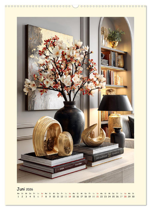 Exquisite Wohnaccessoires. Inspiration für ein stilvolles Zuhause (CALVENDO Premium Wandkalender 2026)