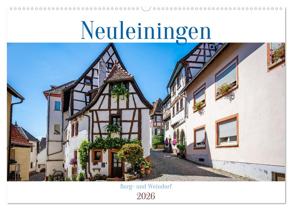 Neuleiningen - Burg- und Weindorf (CALVENDO Wandkalender 2026)