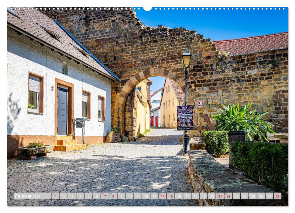 Neuleiningen - Burg- und Weindorf (CALVENDO Wandkalender 2026)