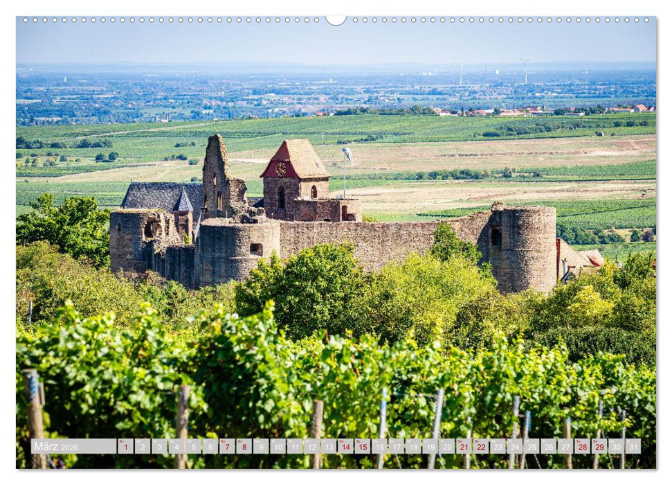 Neuleiningen - Burg- und Weindorf (CALVENDO Wandkalender 2026)