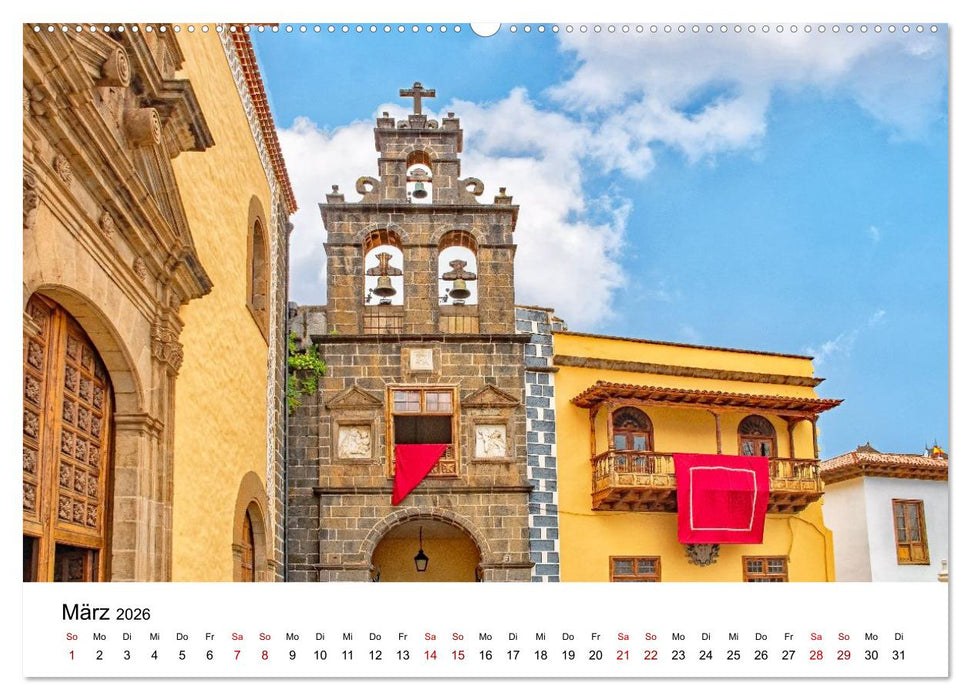 Teneriffas schönste Städte - La Laguna und La Orotava (CALVENDO Premium Wandkalender 2026)