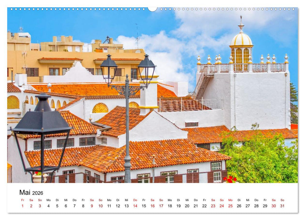Teneriffas schönste Städte - La Laguna und La Orotava (CALVENDO Premium Wandkalender 2026)