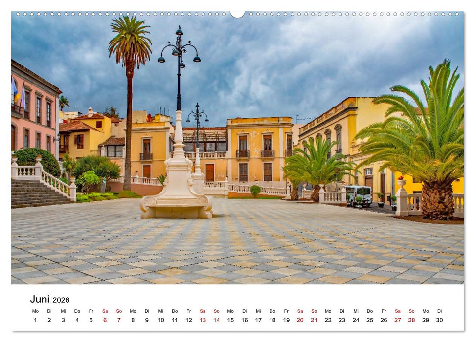 Teneriffas schönste Städte - La Laguna und La Orotava (CALVENDO Premium Wandkalender 2026)