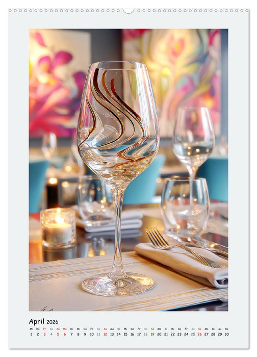 Glänzende Formen. Die Magie des Kristalls (CALVENDO Premium Wandkalender 2026)