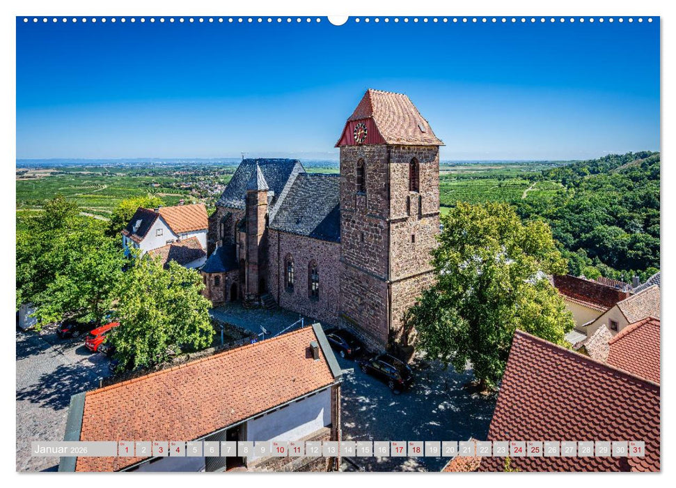 Neuleiningen - Burg- und Weindorf (CALVENDO Premium Wandkalender 2026)
