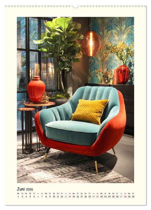 Luxuriöse Sesselträume. Elegante Sitzmöbel im Raum (CALVENDO Premium Wandkalender 2026)