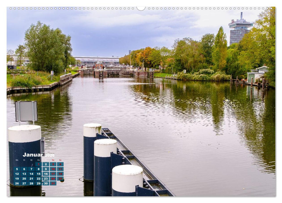 Der Nordholland-Kanal (CALVENDO Wandkalender 2026)