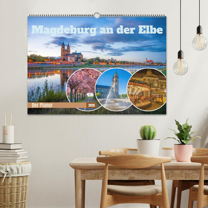 Magdeburg an der Elbe - Der Planer (CALVENDO Wandkalender 2026)