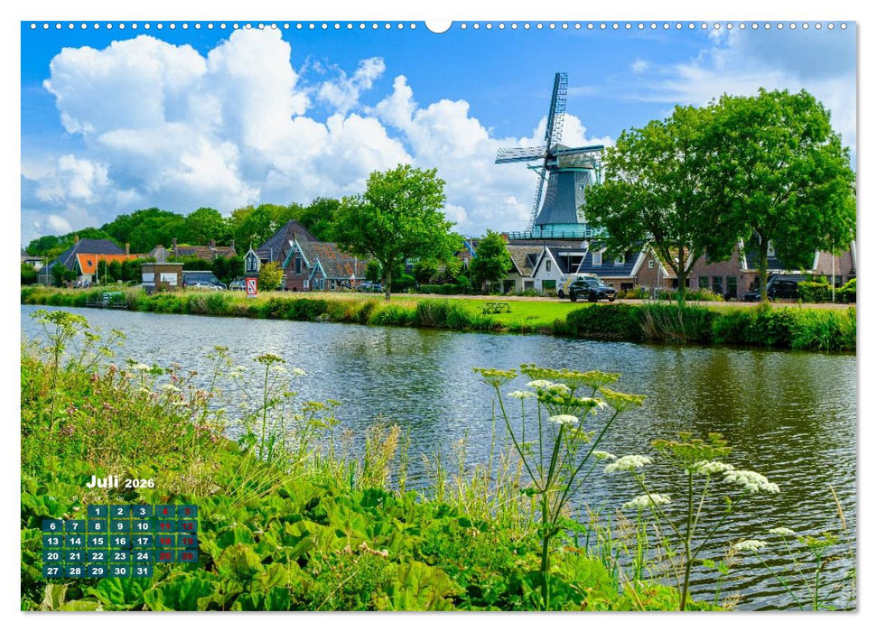 Der Nordholland-Kanal (CALVENDO Premium Wandkalender 2026)