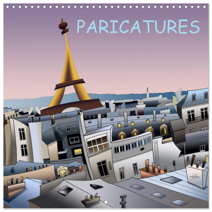 PARICATURES (CALVENDO Calendrier mensuel 2026)