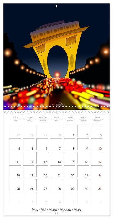 PARICATURES (CALVENDO Calendrier mensuel 2026)