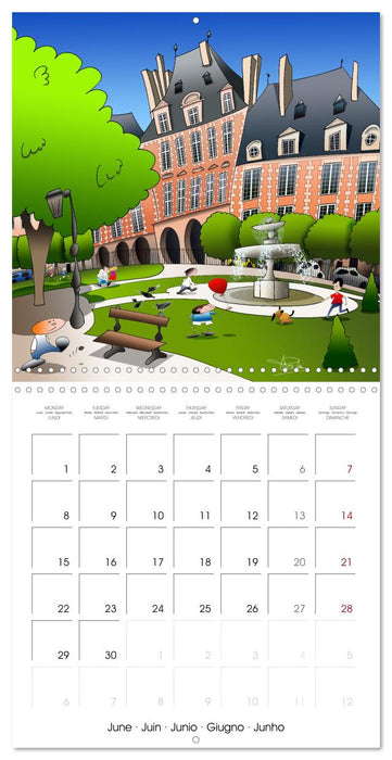 PARICATURES (CALVENDO Calendrier mensuel 2026)
