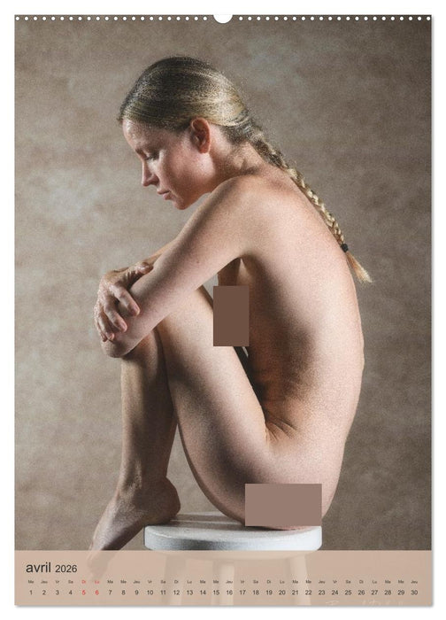 L'art du nu (CALVENDO Calendrier mensuel 2026)