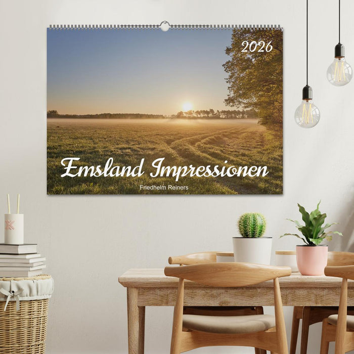 Emsland Impressionen (CALVENDO Wandkalender 2026)