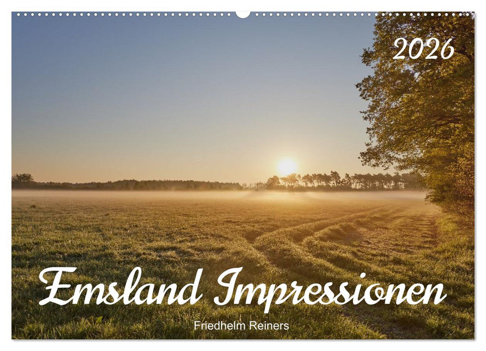 Emsland Impressionen (CALVENDO Wandkalender 2026)