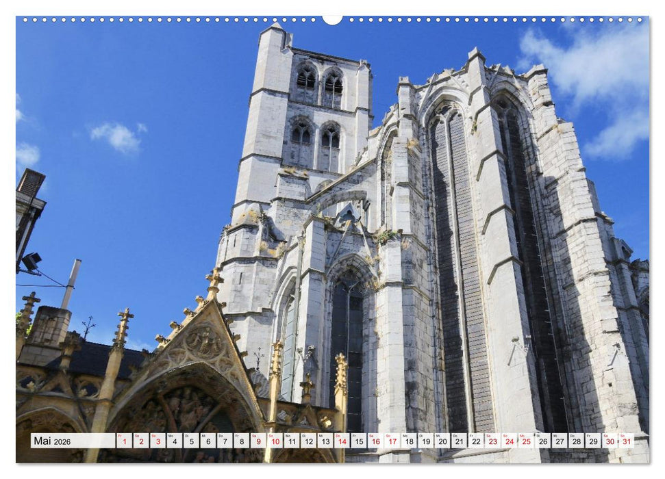 Malerisches Belgien - Stippvisiten in Verviers, Huy, Namur (CALVENDO Wandkalender 2026)
