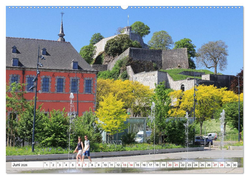 Malerisches Belgien - Stippvisiten in Verviers, Huy, Namur (CALVENDO Wandkalender 2026)